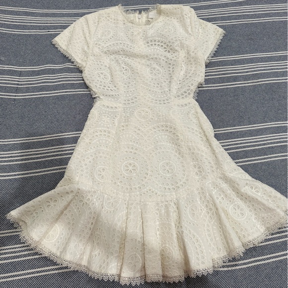 Zimmermann Dresses & Skirts - ZIMMERMANN Mercer Flutter Dress White